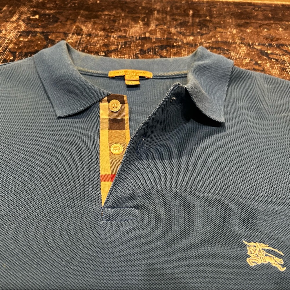Burberry Brit, SS polo, size L. Condition 7/10.